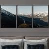 SIGNWIN 3 Piece Framed Canvas Wall Art Valley Rivers Canvas Prints Home Artwork Decoration for Living Room,Bedroom - 16"x24"x3 Panels view 1