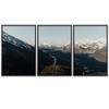 SIGNWIN 3 Piece Framed Canvas Wall Art Valley Rivers Canvas Prints Home Artwork Decoration for Living Room,Bedroom - 16"x24"x3 Panels view 2