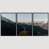 SIGNWIN 3 Piece Framed Canvas Wall Art Valley Rivers Canvas Prints Home Artwork Decoration for Living Room,Bedroom - 16"x24"x3 Panels view 3