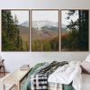 SIGNWIN 3 Piece Framed Canvas Wall Art Forest Waterfalls Canvas Prints Home Artwork Decoration for Living Room,Bedroom - 16"x24"x3 Panels view 1
