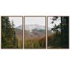 SIGNWIN 3 Piece Framed Canvas Wall Art Forest Waterfalls Canvas Prints Home Artwork Decoration for Living Room,Bedroom - 16"x24"x3 Panels view 2