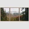 SIGNWIN 3 Piece Framed Canvas Wall Art Forest Waterfalls Canvas Prints Home Artwork Decoration for Living Room,Bedroom - 16"x24"x3 Panels view 3