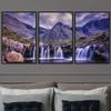 SIGNWIN 3 Piece Framed Canvas Wall Art Forest Waterfalls Canvas Prints Home Artwork Decoration for Living Room,Bedroom - 16"x24"x3 Panels view 1