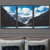 SIGNWIN 3 Piece Framed Canvas Wall Art Winter Lake Canvas Prints Home Artwork Decoration for Living Room,Bedroom - 16"x24"x3 Panels view 1