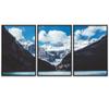 SIGNWIN 3 Piece Framed Canvas Wall Art Winter Lake Canvas Prints Home Artwork Decoration for Living Room,Bedroom - 16"x24"x3 Panels view 2