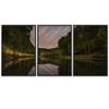 SIGNWIN 3 Piece Framed Canvas Wall Art Starry Sky Canvas Prints Home Artwork Decoration for Living Room,Bedroom - 16"x24"x3 Panels view 2