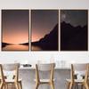 SIGNWIN 3 Piece Framed Canvas Wall Art Starry Sky Canvas Prints Home Artwork Decoration for Living Room,Bedroom - 16"x24"x3 Panels view 1