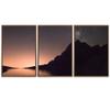 SIGNWIN 3 Piece Framed Canvas Wall Art Starry Sky Canvas Prints Home Artwork Decoration for Living Room,Bedroom - 16"x24"x3 Panels view 2