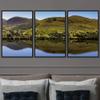 SIGNWIN 3 Piece Framed Canvas Wall Art Lake Landscape Canvas Prints Home Artwork Decoration for Living Room,Bedroom - 16"x24"x3 Panels view 1