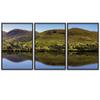 SIGNWIN 3 Piece Framed Canvas Wall Art Lake Landscape Canvas Prints Home Artwork Decoration for Living Room,Bedroom - 16"x24"x3 Panels view 2
