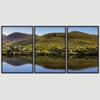 SIGNWIN 3 Piece Framed Canvas Wall Art Lake Landscape Canvas Prints Home Artwork Decoration for Living Room,Bedroom - 16"x24"x3 Panels view 3