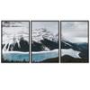 SIGNWIN 3 Piece Framed Canvas Wall Art Winter Lake Canvas Prints Home Artwork Decoration for Living Room,Bedroom - 16"x24"x3 Panels view 2