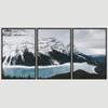 SIGNWIN 3 Piece Framed Canvas Wall Art Winter Lake Canvas Prints Home Artwork Decoration for Living Room,Bedroom - 16"x24"x3 Panels view 3
