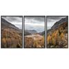 SIGNWIN 3 Piece Framed Canvas Wall Art Valley Rivers Canvas Prints Home Artwork Decoration for Living Room,Bedroom - 16"x24"x3 Panels view 2