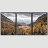 SIGNWIN 3 Piece Framed Canvas Wall Art Valley Rivers Canvas Prints Home Artwork Decoration for Living Room,Bedroom - 16"x24"x3 Panels view 3