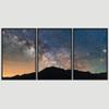 SIGNWIN 3 Piece Framed Canvas Wall Art Starry Sky Canvas Prints Home Artwork Decoration for Living Room,Bedroom - 16"x24"x3 Panels view 3