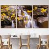 SIGNWIN 3 Piece Framed Canvas Wall Art Mountain and Waterfalls Canvas Prints Home Artwork Decoration for Living Room,Bedroom - 16"x24"x3 Panels view 1