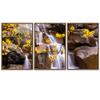 SIGNWIN 3 Piece Framed Canvas Wall Art Mountain and Waterfalls Canvas Prints Home Artwork Decoration for Living Room,Bedroom - 16"x24"x3 Panels view 2