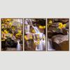 SIGNWIN 3 Piece Framed Canvas Wall Art Mountain and Waterfalls Canvas Prints Home Artwork Decoration for Living Room,Bedroom - 16"x24"x3 Panels view 3