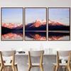 SIGNWIN 3 Piece Framed Canvas Wall Art Lake Landscape Canvas Prints Home Artwork Decoration for Living Room,Bedroom - 16"x24"x3 Panels view 1