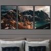 SIGNWIN 3 Piece Framed Canvas Wall Art Lake Landscape Canvas Prints Home Artwork Decoration for Living Room,Bedroom - 16"x24"x3 Panels view 1