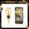 30Pcs 60th Birthday Wine Stoppers Party Favors 60th Wedding Anniversary Party Gifts 60 Birthday Party Gifts Souvenirs Decorations for Guests view 2
