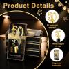 30Pcs 50th Wine Stopper Party Favors 50th Anniversary Party Gifts Black and Gold 50 Birthday Party Gifts Souvenirs Decorations for Guests view 3