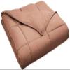 100% Cotton Comforter For All Season500 GSM Best,Softest,Winter Warm Comforter Ultra Soft Quilted Duvet Insert with Corner Tabs, Wavy Box Stitched,Machine Washable (Camel,Oversized Queen Size) view 2