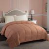 100% Cotton Comforter For All Season500 GSM Best,Softest,Winter Warm Comforter Ultra Soft Quilted Duvet Insert with Corner Tabs, Wavy Box Stitched,Machine Washable (Camel,Oversized Queen Size) view 4