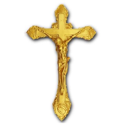 ATEYC Jesus Cross, Crucifixion Resin Ornament Statue Decoration Wall Hanging Cross (Color : Colour A)