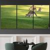 SIGNLEADER Kangaroo Wall Art Animals Canvas Prints for Living Room Bedroom Multicolor Photography - 24"x36" x 3 Panels view 1