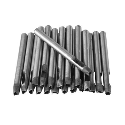 Design Leather Hole Punch,20Pcs Flower Hollow Punch Set,Leather Hole Punch Cutter Craft Hollow Hole Punch Tools for Leather,Gasket Belt,Fabric,Clothes,Paper Plastics(6mm) (6mm)