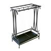 Umbrella Racks AYY Black and White Brown Hotel Commercial Umbrella Stand Umbrella Holder, Large Capacity Storage Rack with Drip Tray and Hook, Easy to Assemble, Can Hold 18-68 Umbrellas view 1