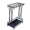 Umbrella Racks AYY Black and White Brown Hotel Commercial Umbrella Stand Umbrella Holder, Large Capacity Storage Rack with Drip Tray and Hook, Easy to Assemble, Can Hold 18-68 Umbrellas view 1