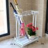 Umbrella Racks AYY Black and White Brown Hotel Commercial Umbrella Stand Umbrella Holder, Large Capacity Storage Rack with Drip Tray and Hook, Easy to Assemble, Can Hold 18-68 Umbrellas view 3