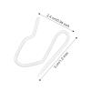 Shappy 120 Pack Drapery Hooks Pins for Curtains, Metal Pinch Pleat Hooks with Clear Box 1.2 Inch for Window Door and Shower Curtain(White) view 3