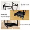 Umbrella Racks AYY Black Freestanding Wrought Iron, Used for Long and Short Umbrella Storage Racks in Hotel Offices, Easy to Clean, 22x22x52cm view 3