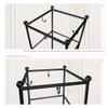 Umbrella Racks AYY Black Freestanding Wrought Iron, Used for Long and Short Umbrella Storage Racks in Hotel Offices, Easy to Clean, 22x22x52cm view 4