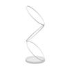 Umbrella Racks Nordic Wrought Iron Umbrella Stand, Creative Umbrella Bucket for Home Hotel Lobby, Cane/cue Metal Storage Rack, Black, Gold, White, 24x24x68cm (Color : White) view 1