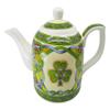 Royal Tara Set of Irish Shamrock Cup 1 Shamrock Porcelain Teapot Tea Bag Holder - Irish Tea Pot Celtic Knot Tea Kettle with Removable Lid (Teapot 2Mugs and Tea Bag Holder) view 3