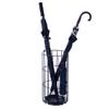 Umbrella Racks Metal Umbrella Stand, Simple and Modern Home Hotel Lobby Umbrella Bucket, with Hook and Drip Tray, Black, Gold, 25x50cm (Color : Black) view 1