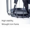 Umbrella Racks Metal Umbrella Stand, Simple and Modern Home Hotel Lobby Umbrella Bucket, with Hook and Drip Tray, Black, Gold, 25x50cm (Color : Black) view 4
