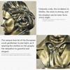 Bronze Beethoven Bust Statue Abstract Figure Musician Figurine Resin Art & Craft Home Decoration Desktop Desk Living Room Decoration Ornament,Brass,18x15x30cm(7x6x12inch) view 4
