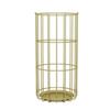 Umbrella Racks Gold Umbrella Stand, Simple and Creative Household Hotel Entrance Umbrella/Cane Barrel, Anti-Rust Metal Craft, Strong and Sturdy, 25x50cm view 1