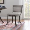Franklin Swivel Counter Stool, Pewter view 2