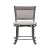 Franklin Swivel Counter Stool, Pewter view 4