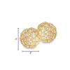 Modern Day Accents Facetas 3" Gold Cristal Spheres - Set of 2 view 3