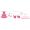 Creative Converting 346203 Candy Pink Treat Table Kit view 2