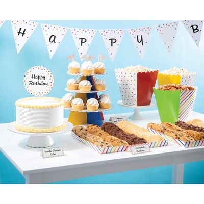Creative Converting 346206 Rainbow Treat Table Kit