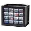 IRIS USA 16-Drawer Small Drawer Organizer, Garage Desk Storage, Black view 1